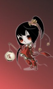 夜灵溪-大话西游2人物480×800手机壁纸