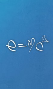 爱因斯坦的e=mc2能量公式480×800手机壁纸