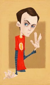卡通Sheldon Cooper（480×800）手机壁纸大全