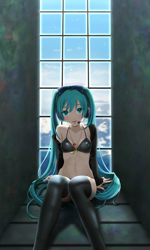 初音未来性感手机壁纸图片