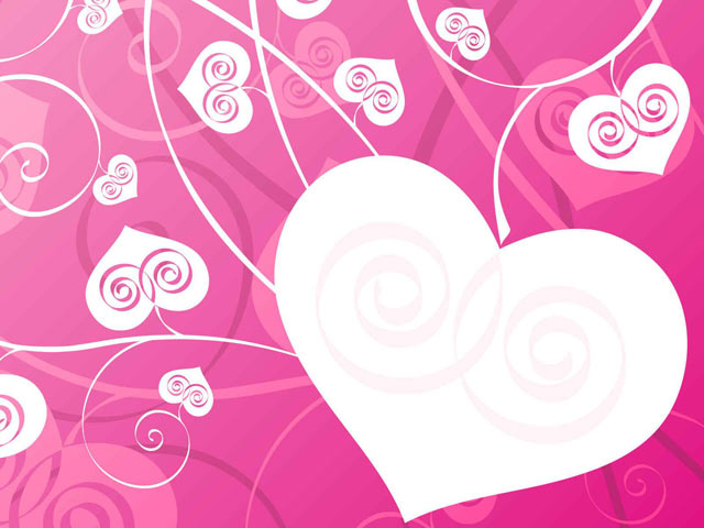 浪漫四溢，多种样子的爱情心形图片640×480手机壁纸（5）