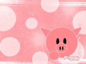 粉红色抽象猪可爱图片手机壁纸大全