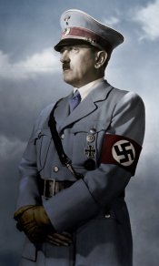 穿着军装的希特勒帅气手机壁纸图片下载