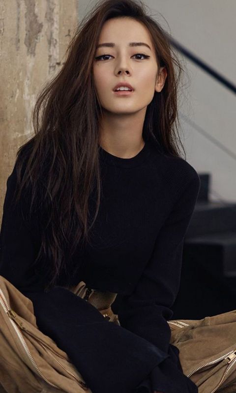 迪丽热巴甜美手机壁纸图片高清(3)