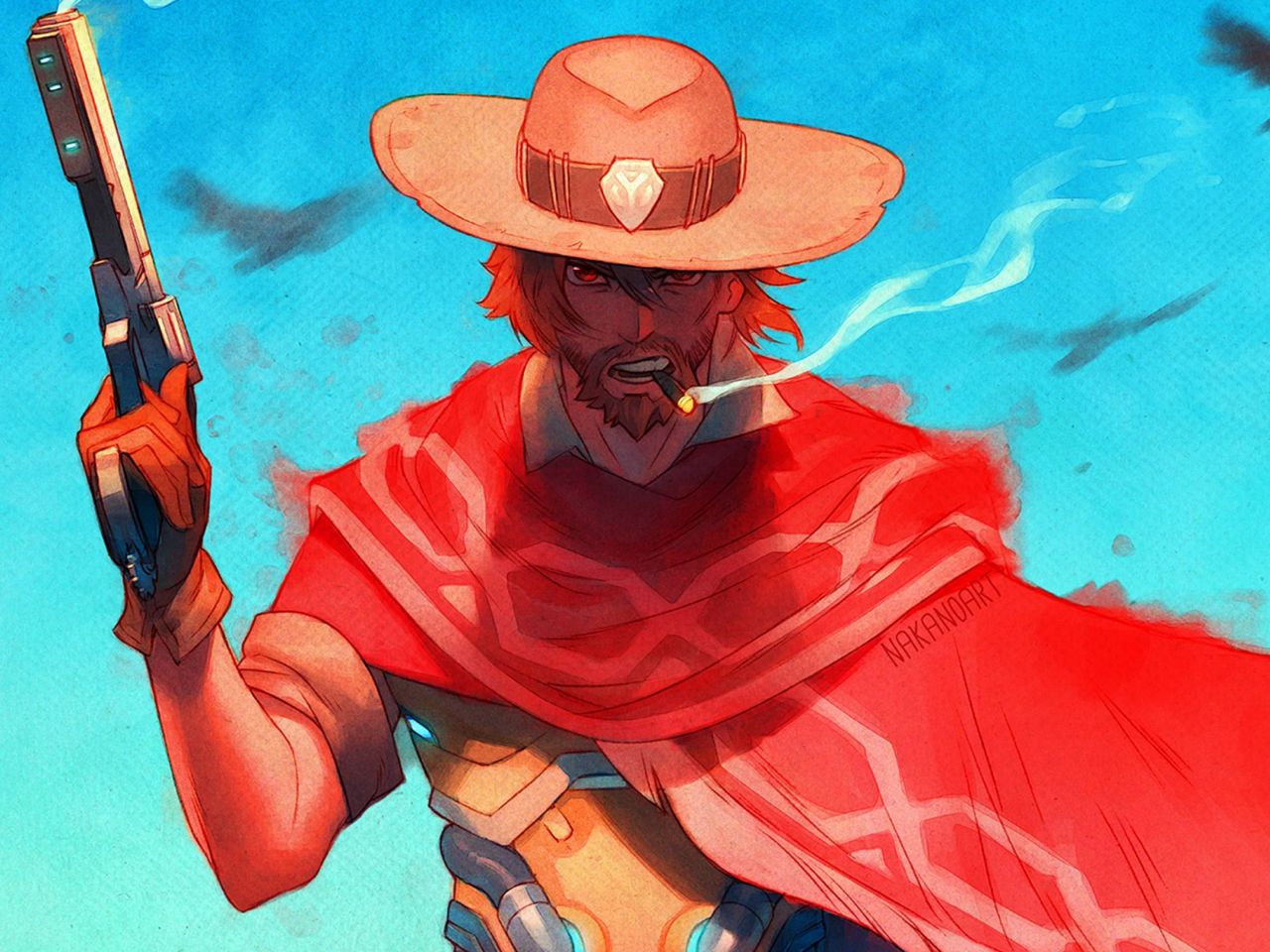 守望先锋英雄麦克雷手机壁纸1080下载