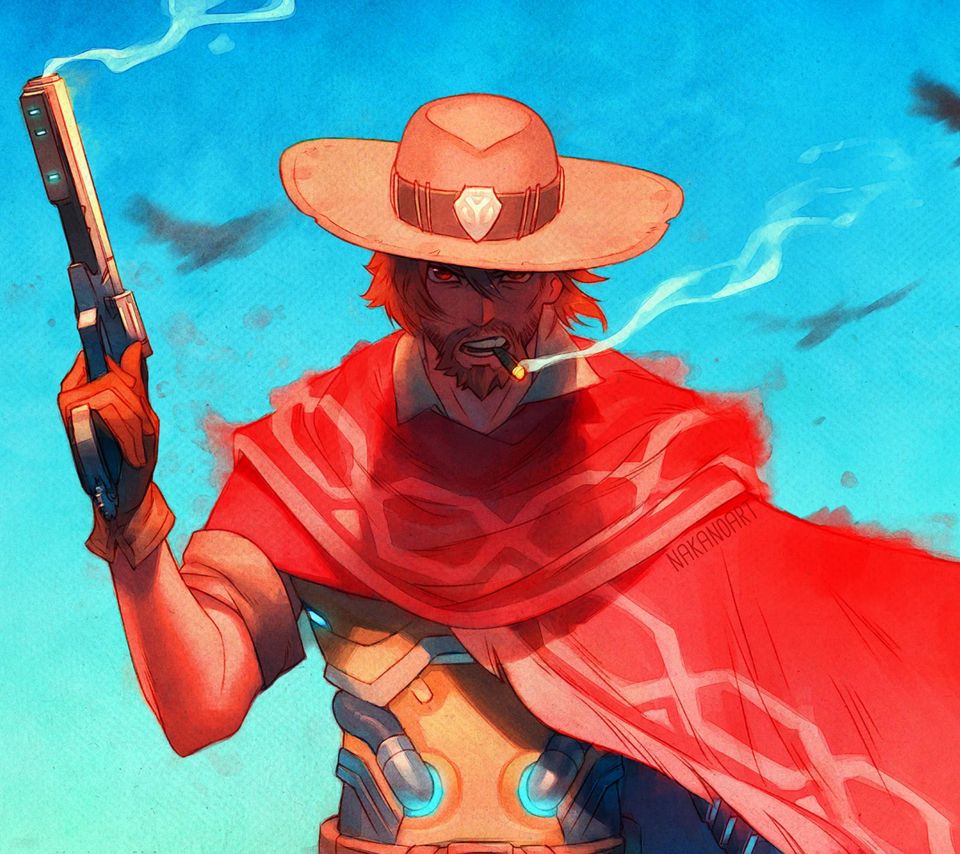 守望先锋英雄麦克雷手机壁纸1080下载