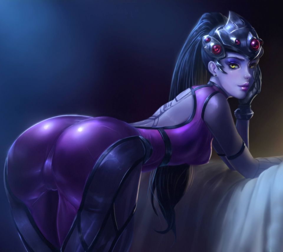 守望先锋黑寡妇（Widowmaker）性感手机壁纸图片