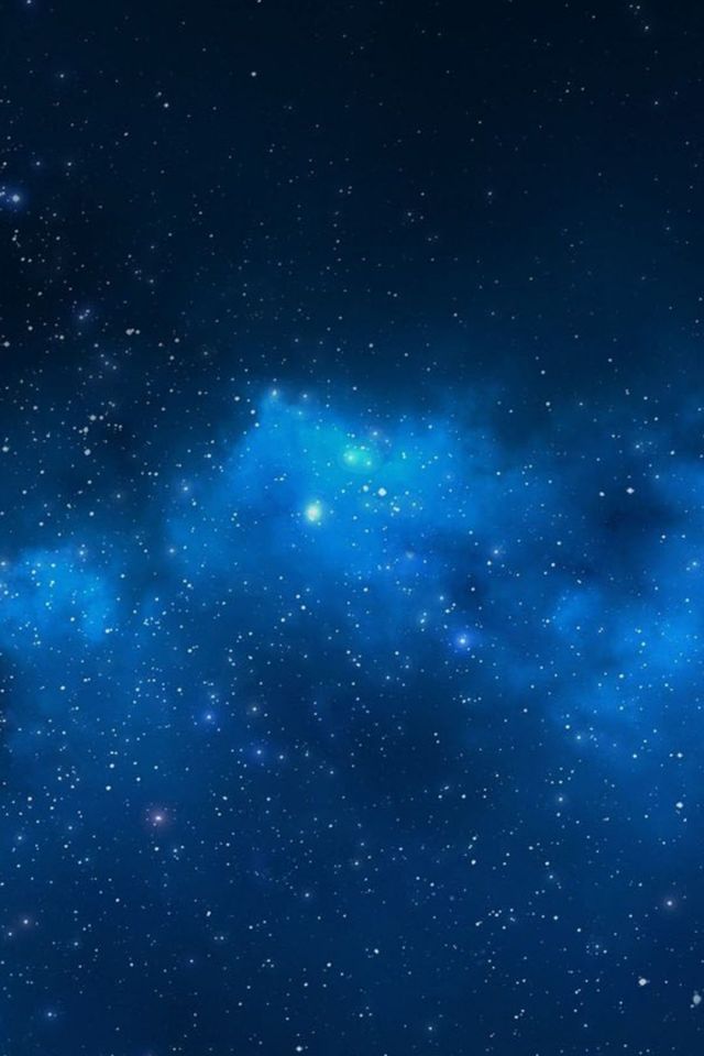 星星点点，蓝色的无尽深邃星空1080手机壁纸图片