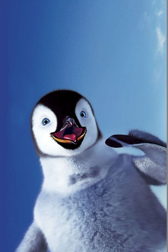 电影快乐的大脚里面的企鹅手机壁纸图片