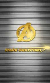 钢铁侠的公司史塔克工业标志logo高清图片手机壁纸
