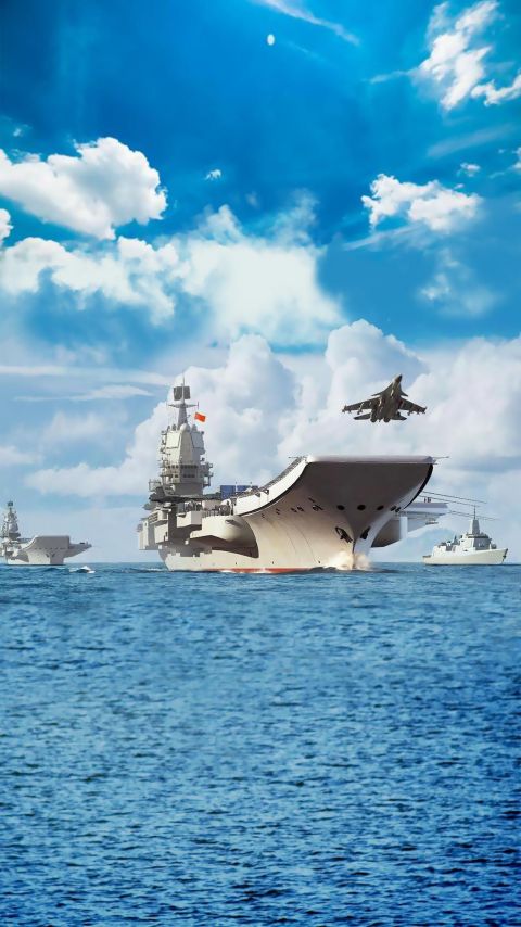 中国航母,辽宁号航空母舰高清手机壁纸图片