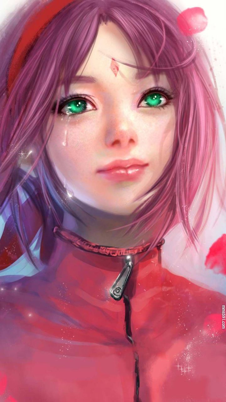 火影忍者短发女孩春野樱小樱手机壁纸图片