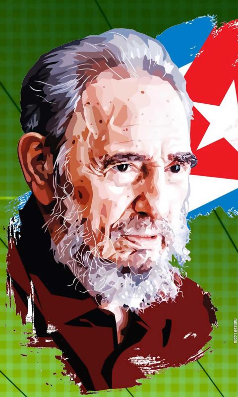 古巴第一任最高领导人古巴国父菲德尔·卡斯特罗手机壁纸图片