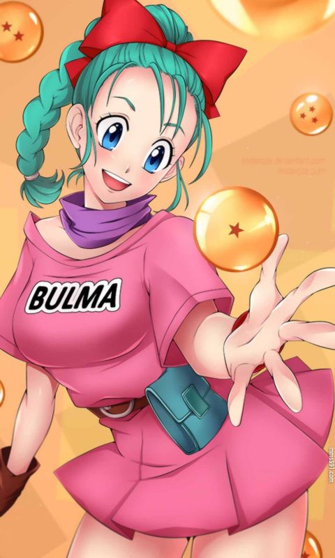 七龙珠发明龙珠雷达的布尔玛Bulma，各个阶段的布玛手机壁纸图片