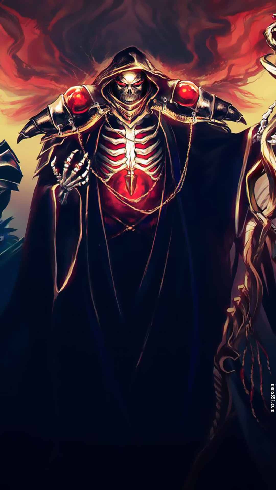 Overlord男主角骷髅魔法师飞鼠安兹·乌尔·恭手机壁纸图片（4）