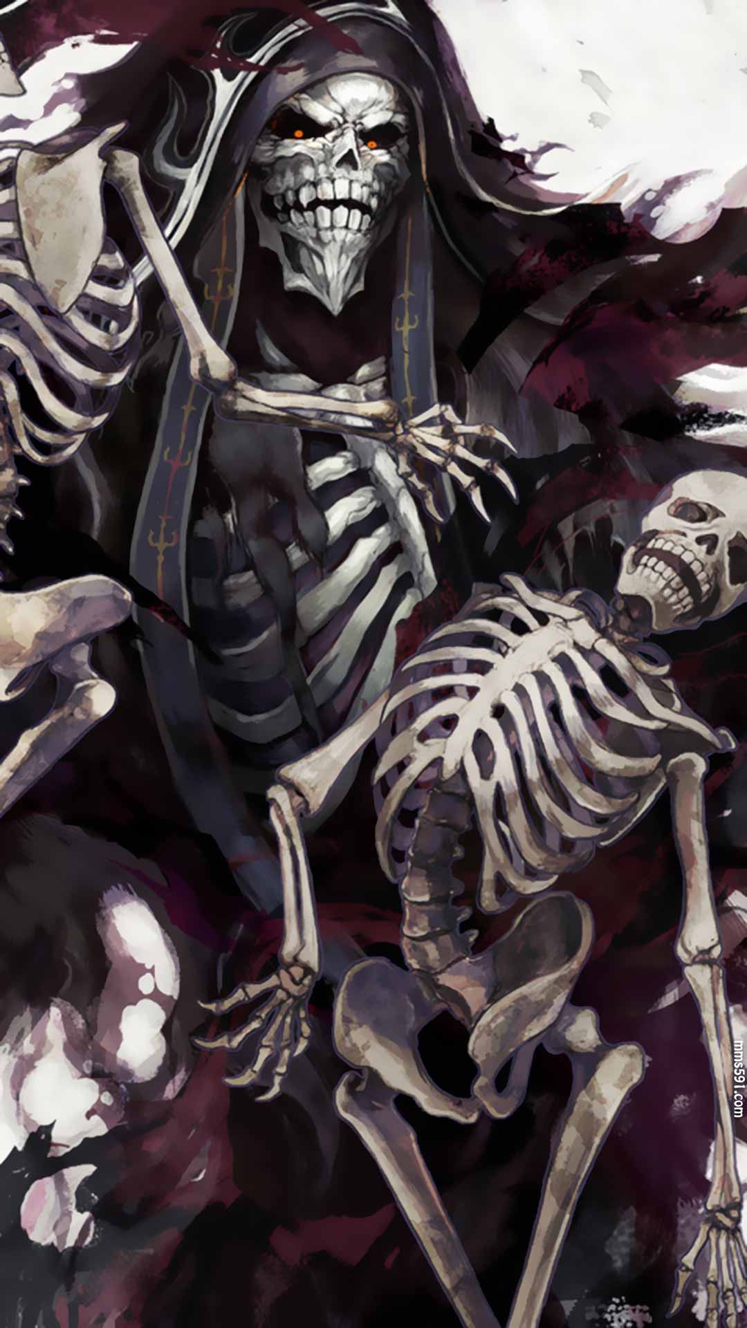 Overlord男主角骷髅魔法师飞鼠安兹·乌尔·恭手机壁纸图片（3）
