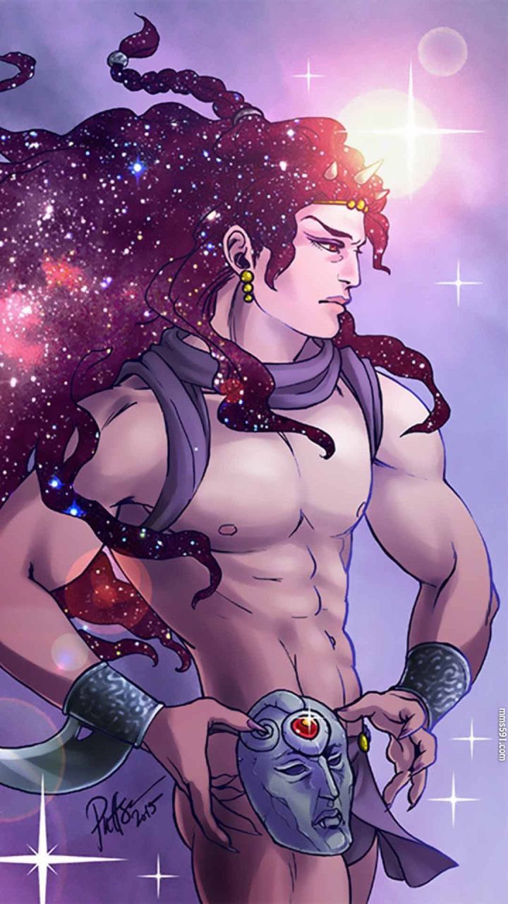 第二部jojo的奇妙冒险大反派柱之男卡兹肌肉手机壁纸图片