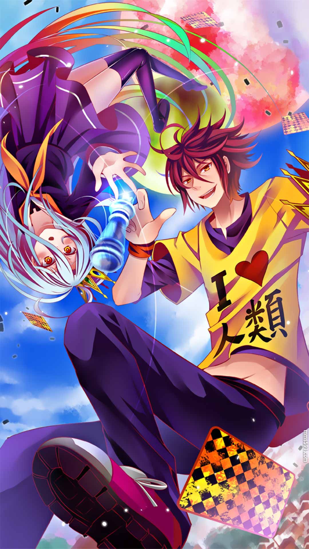 NO GAME NO LIFE游戏人生男主角空我爱人类手机壁纸图片集（6）