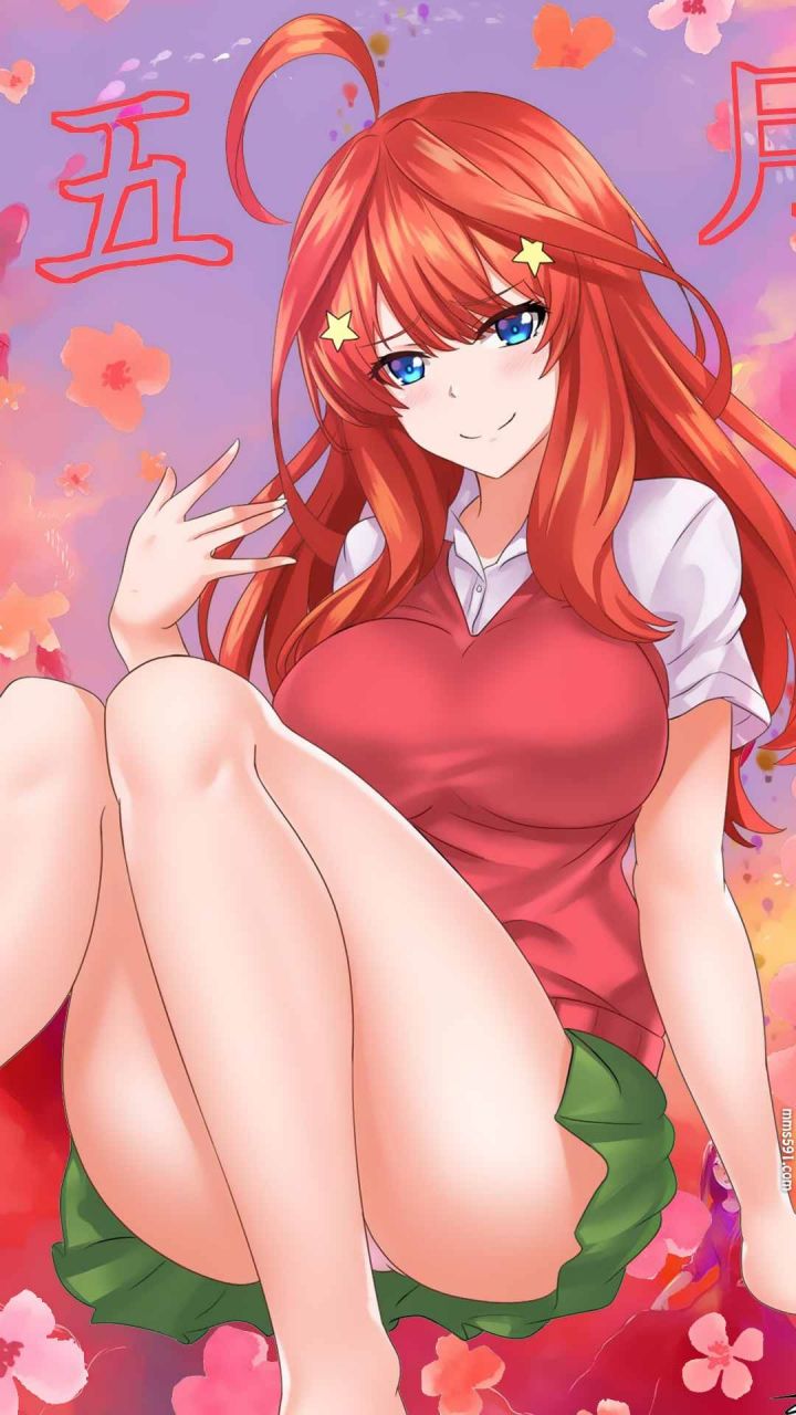 五等分的新娘五女儿肉包怪兔娘中野五月手机壁纸图片（5）