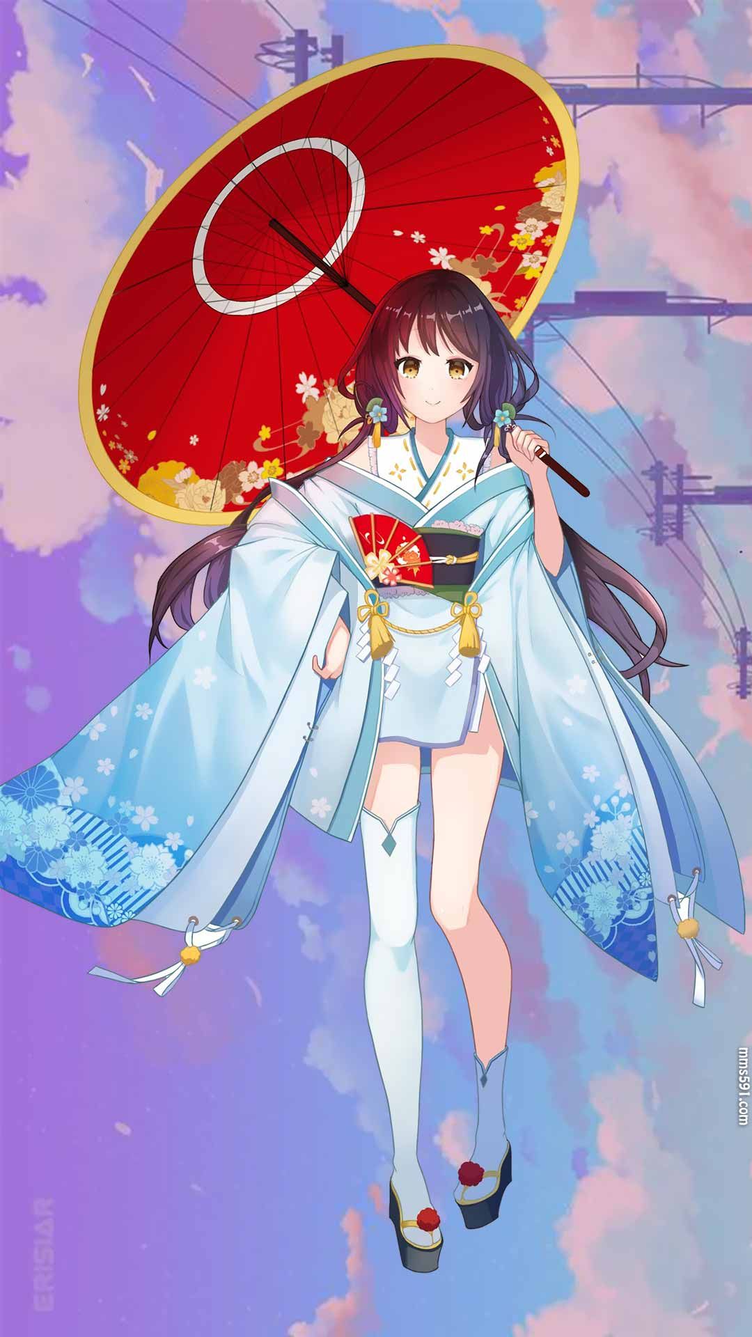 阴阳师短发萝莉神乐高清手机壁纸图片集