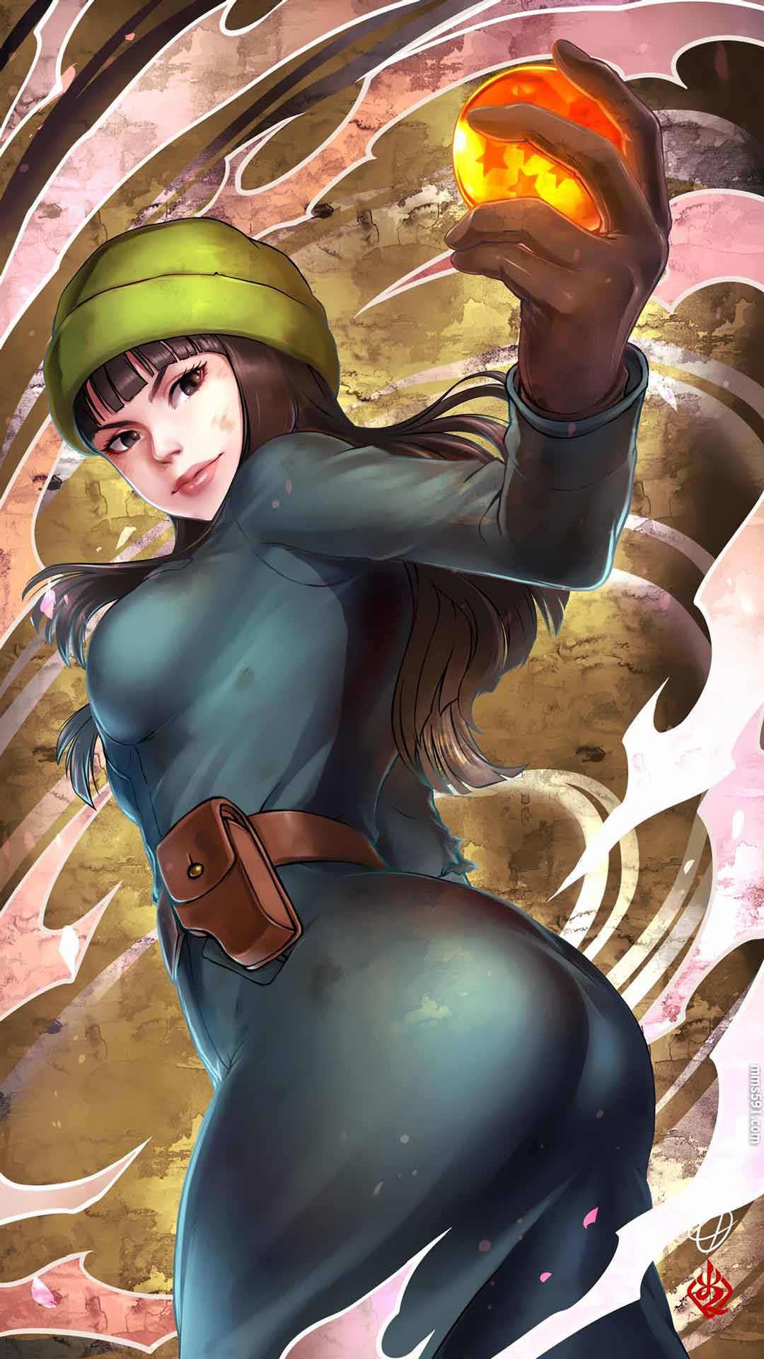 七龙珠用枪的长发美女小舞Mai手机壁纸图片集1080（2）