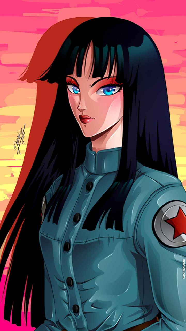 七龙珠用枪的长发美女小舞Mai手机壁纸图片集1080（9）