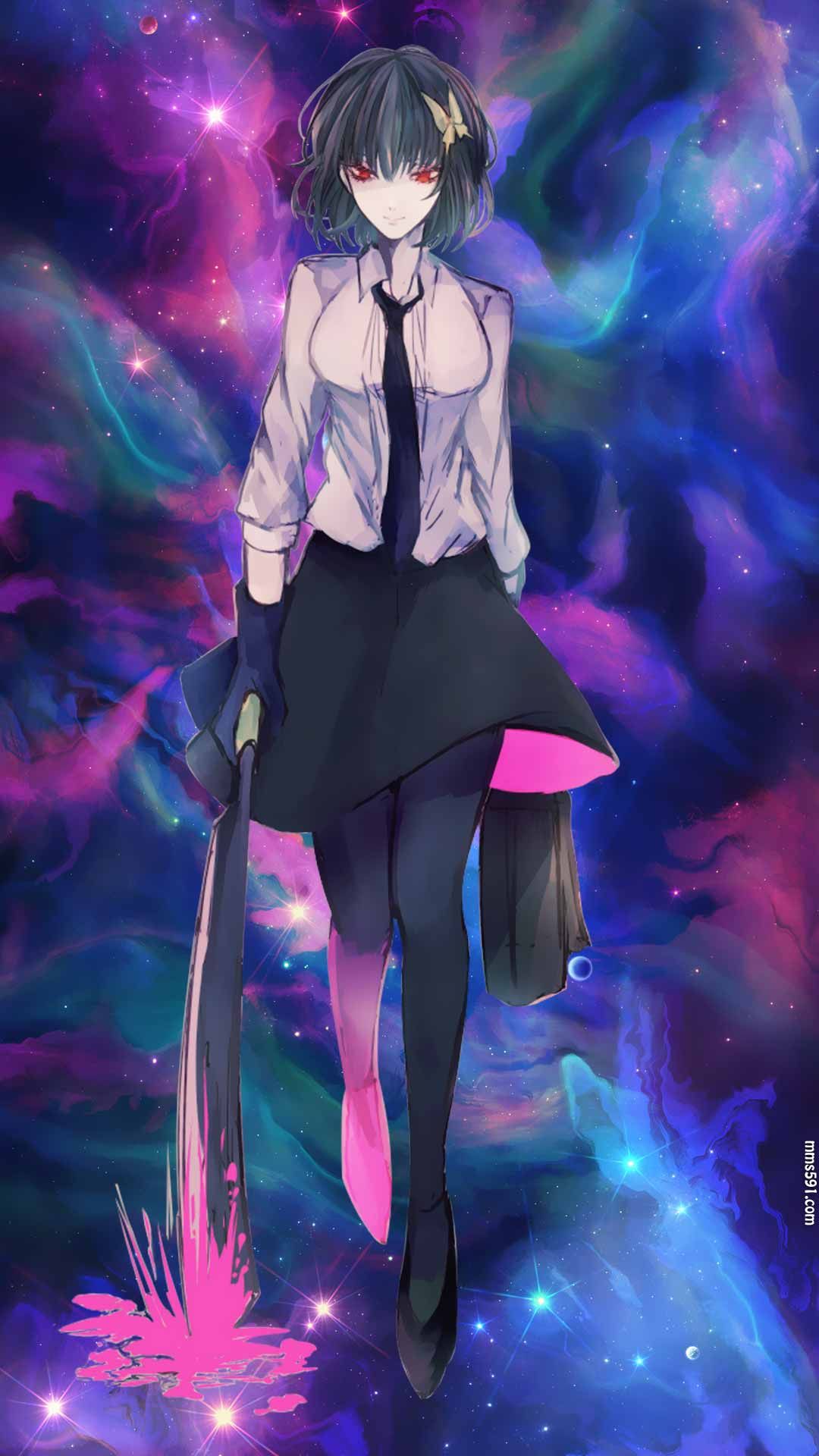 文豪野犬死亡之蝶与谢野晶子Akiko Yosano竖屏手机壁纸背景图片