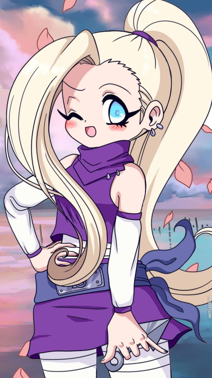 火影忍者女忍者山中井野伊诺Yamanaka Ino手机壁纸图片集