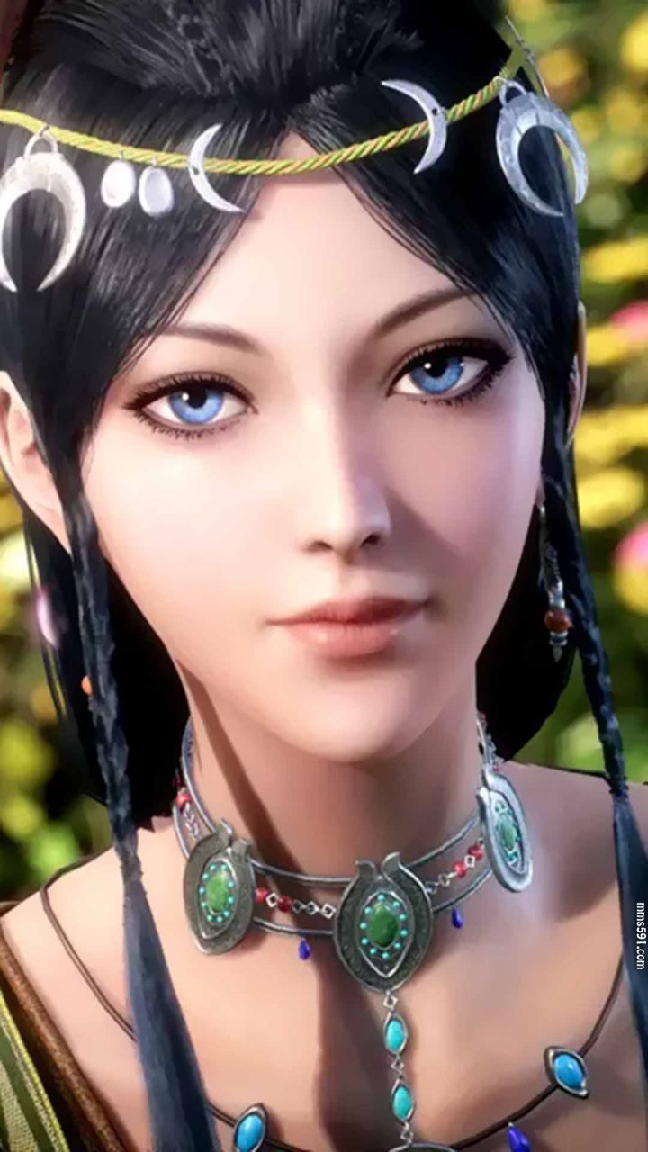 武庚纪冷艳动漫美女织布师阿岚手机壁纸图片（6）