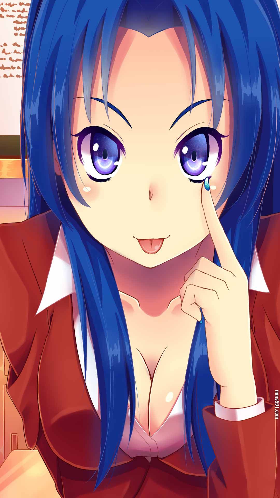 龙与虎动漫腹黑女川岛亚美Kawashima Ami手机壁纸竖屏图片1080