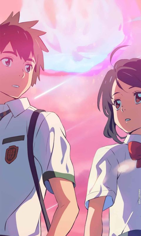 你的名字kimi no na wa女主角宫水三叶高清精美手机壁纸图片集1080竖
