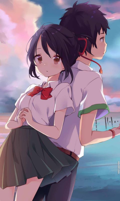 你的名字kimi no na wa女主角宫水三叶高清精美手机壁纸图片集1080竖