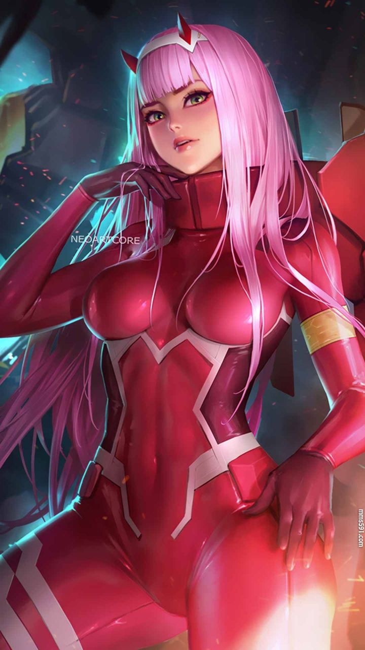 DARLING in the FRANXX女主角零二Zero Two 02高清手机壁纸图片集（2）