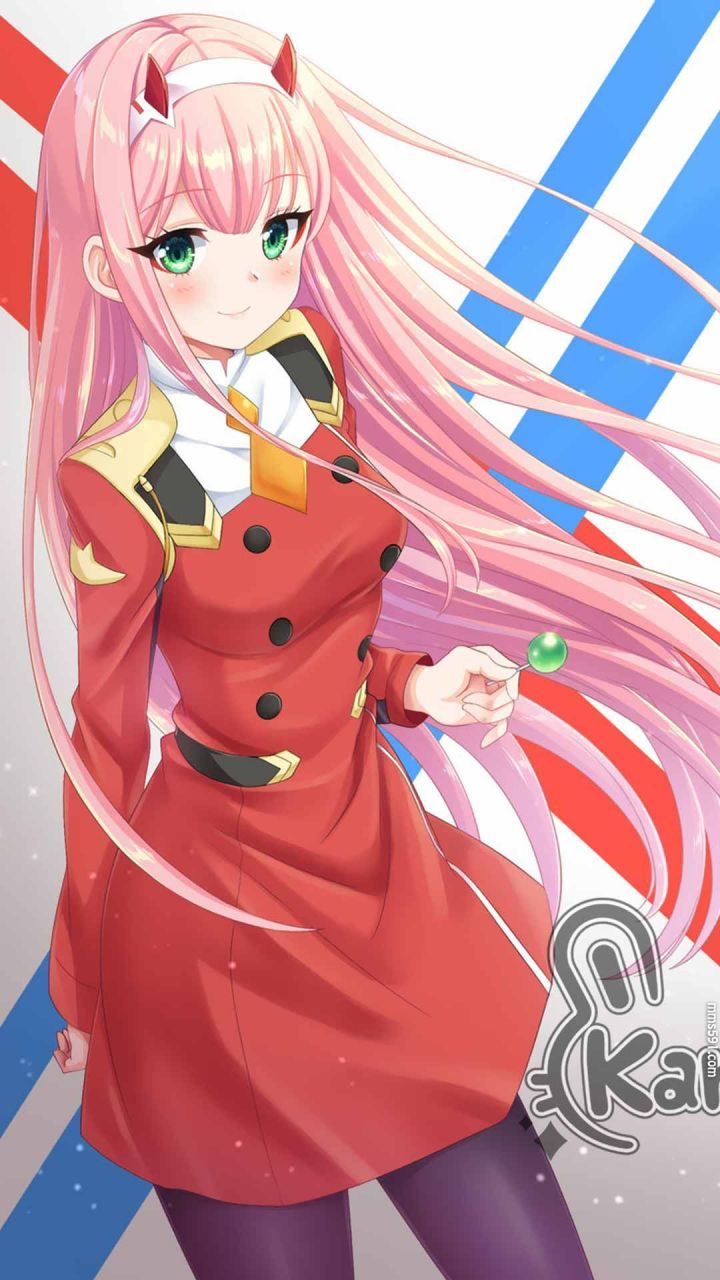 DARLING in the FRANXX女主角零二Zero Two 02高清手机壁纸图片集（9）