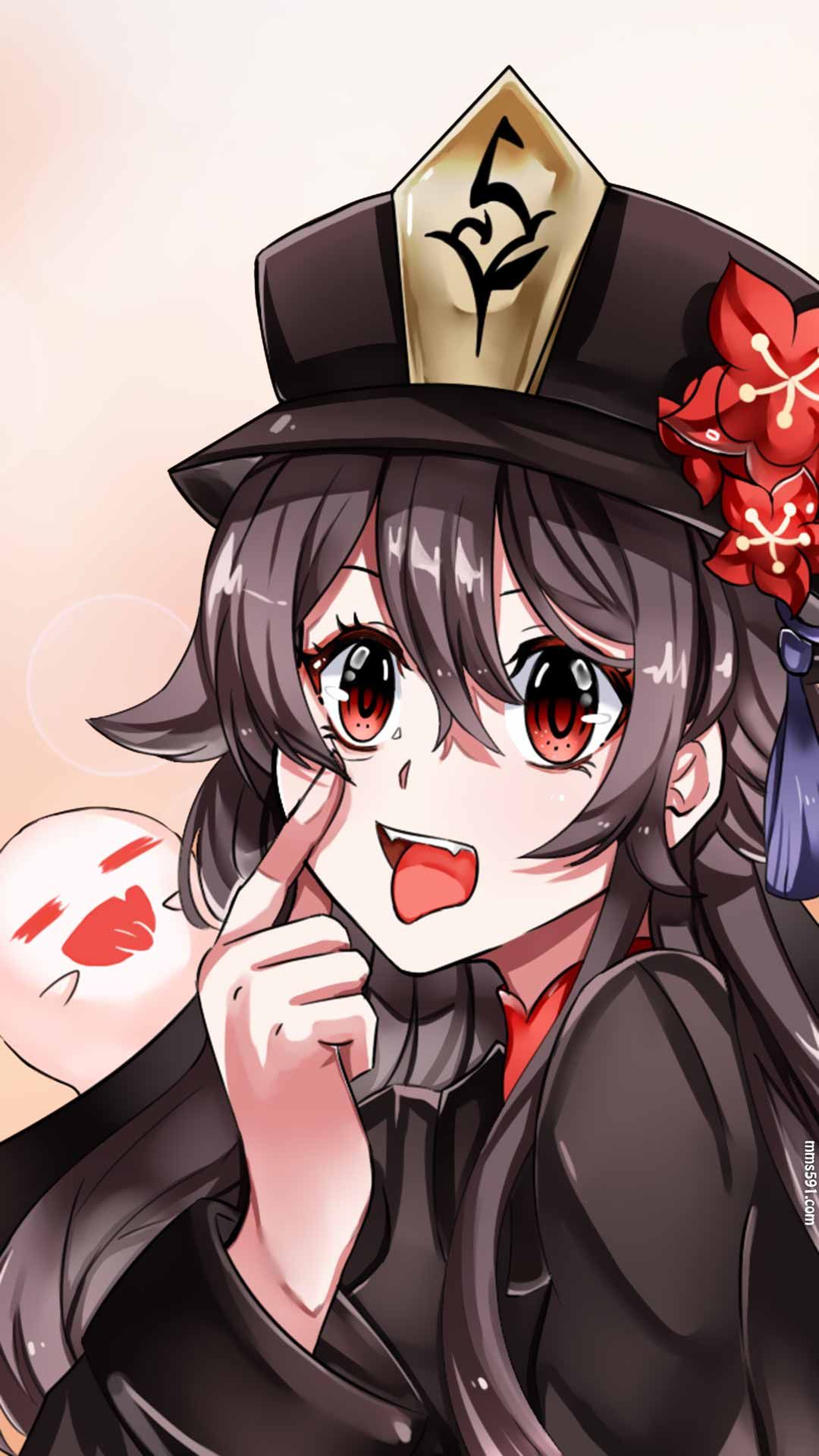 原神往生堂堂主胡桃Hu Tao可爱手机壁纸图片大全