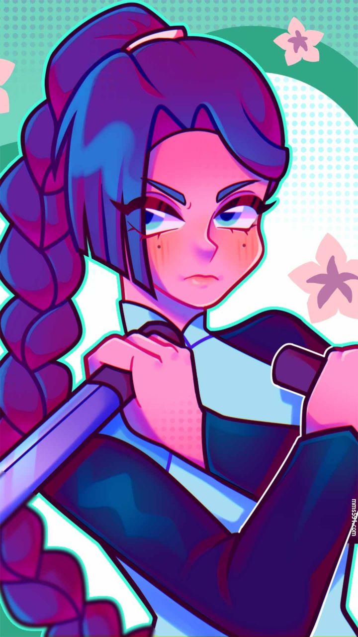 刺客伍六七女主角，长辫子的梅花十三手机壁纸背景图片集（2）