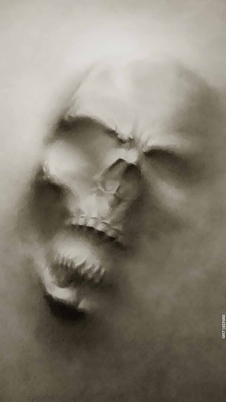 阴森恐怖骷髅头高清另类手机壁纸1080x1920图片集（2）