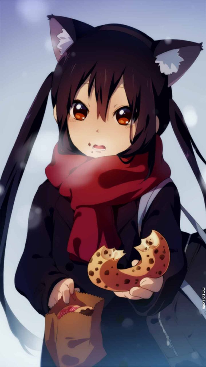 轻音少女书记和吉他手中野梓Nakano Azusa手机壁纸图片集（5）