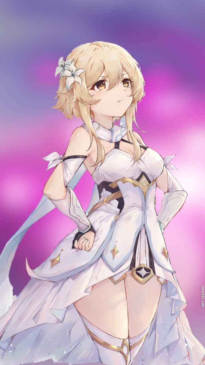 原神女性角色旅行者荧Lumine高清手机壁纸图片1080x1920（15）