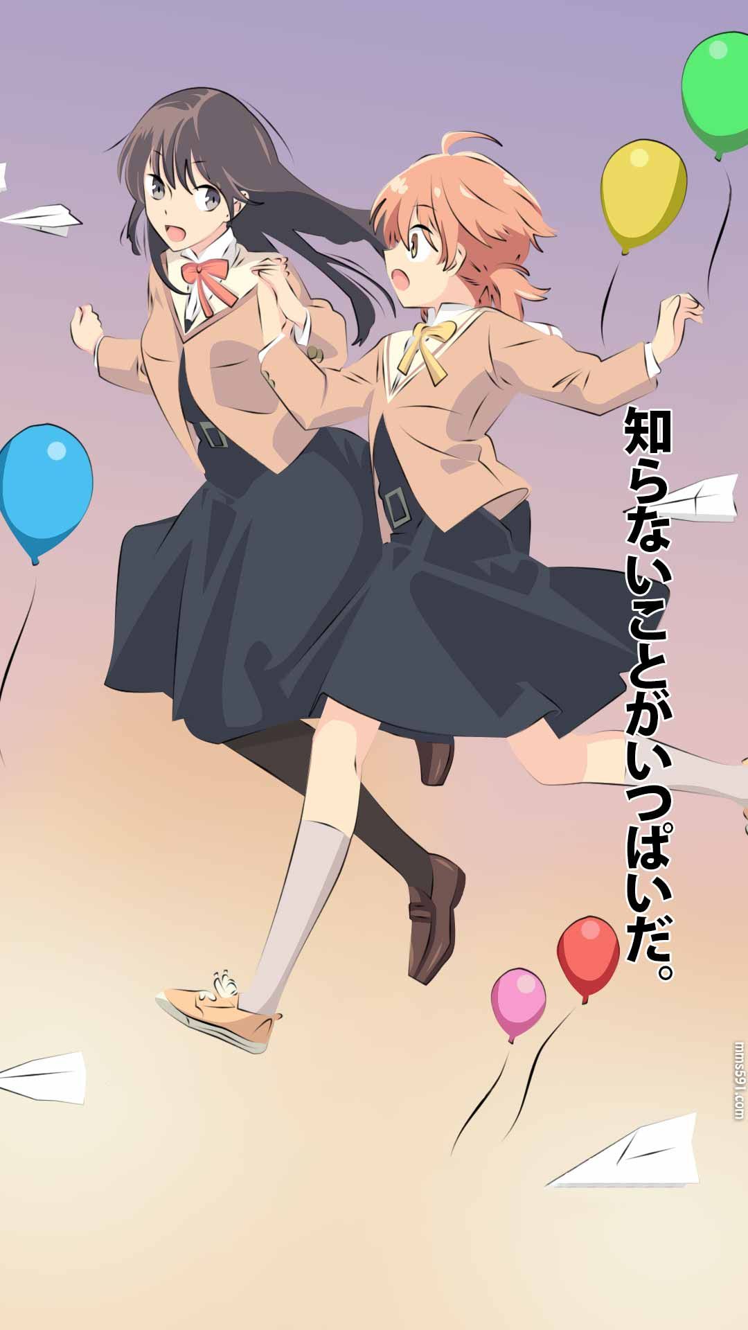 终将成为你女主角小糸侑和七海灯子百合拉拉手机壁纸图片集