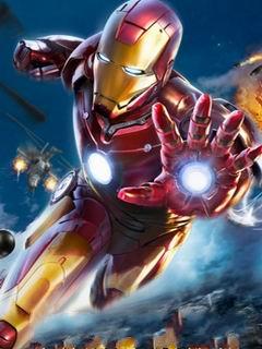 iron man240×320手机图片