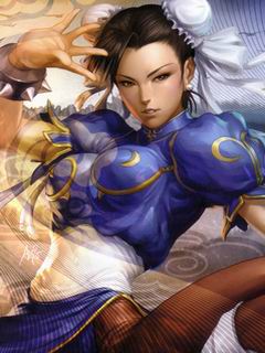 春丽240×320手机图片壁纸