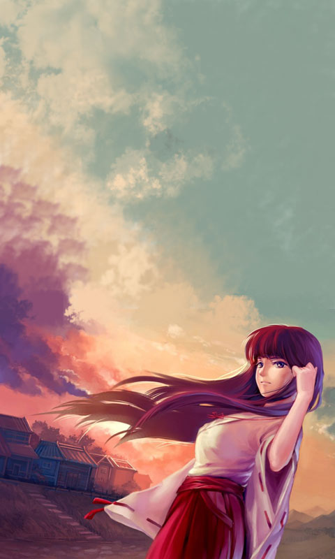 桔梗优美480×800手机壁纸