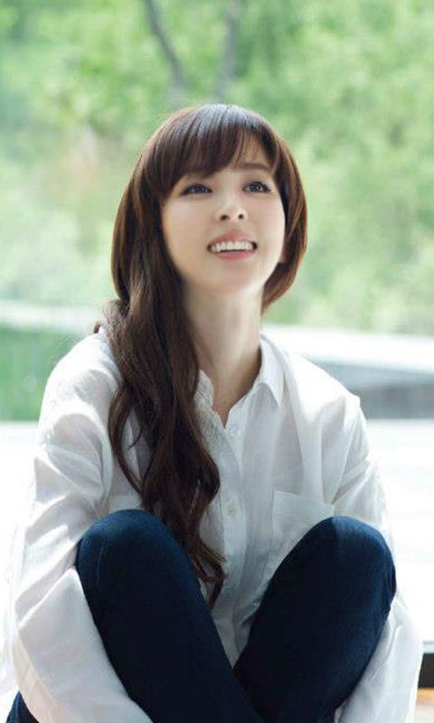 韩惠珍小清新480×800手机壁纸