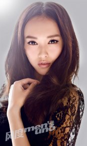 热烈的眼神，唐嫣魅惑480×800手机壁纸