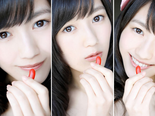 日本美女歌手渡边麻友640×480手机壁纸图片大全