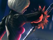 游戏女主角Yorha No. 2 Type B高冷手机壁纸图片