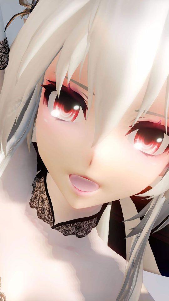 弱音少女（YOWANE HAKU）蕾丝大眼手机壁纸图片1080x1920