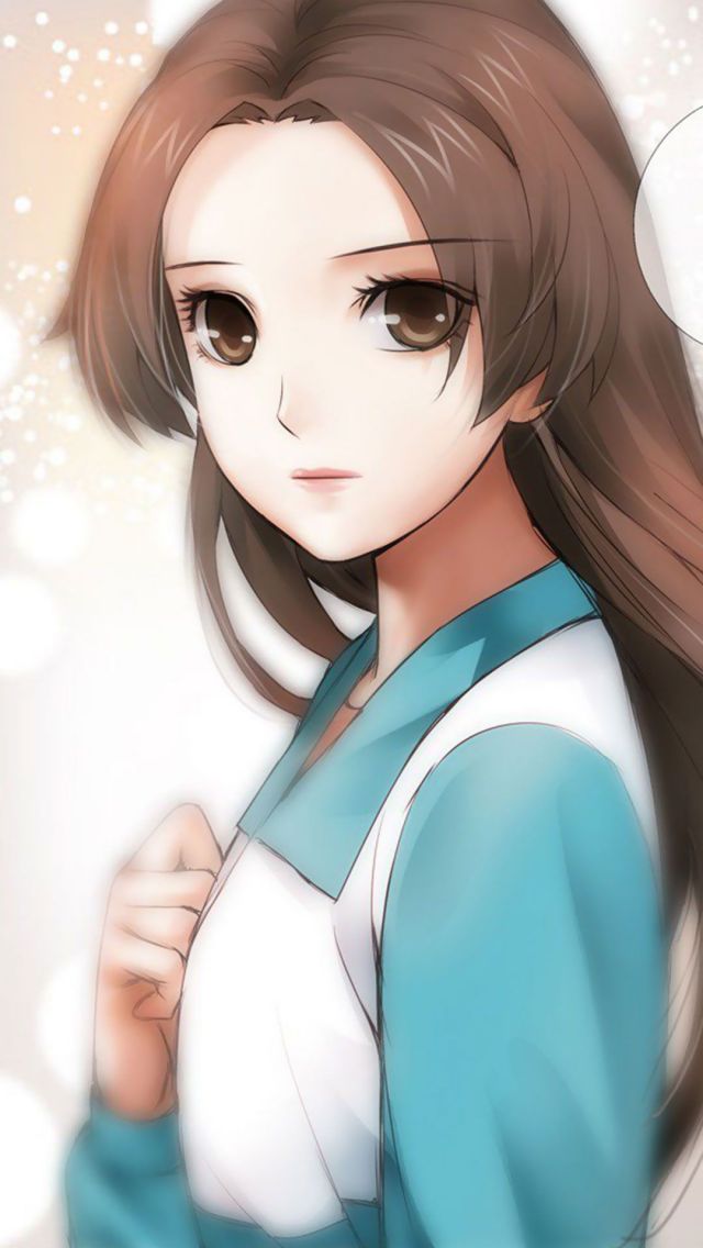 3张动漫理想禁区女主角罗织校服好看性感手机壁纸图片集