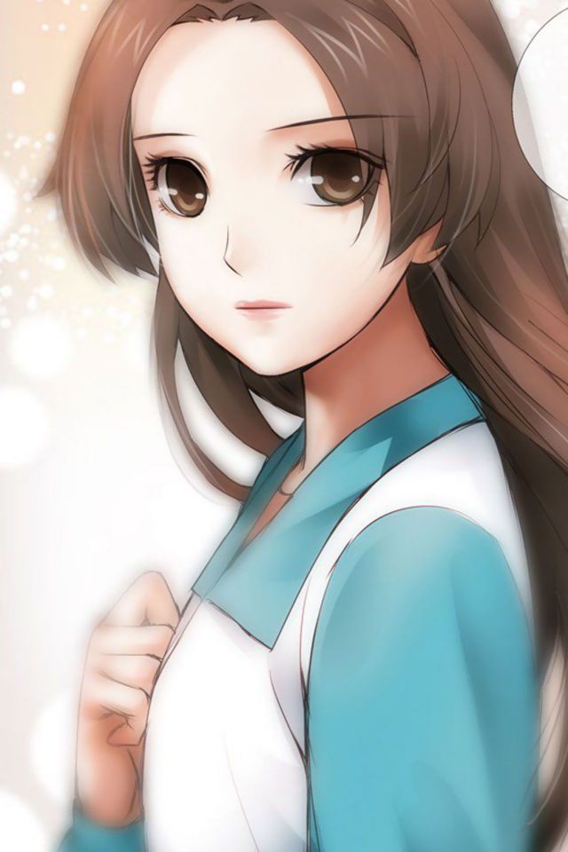 3张动漫理想禁区女主角罗织校服好看性感手机壁纸图片集